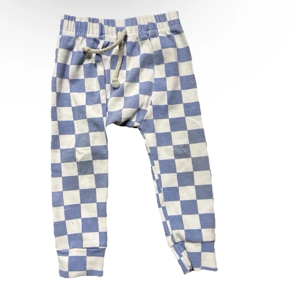 Toddler Boy Pants Jeans Stripes Checkered Size 18-24 Months - Picture 4 of 6